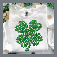Shamrock Patterned Clothing Heavyweight Sweatshirt | Teevron