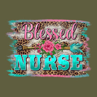 Western Blessed Nurse Pink Floral Arrow  Background Vintage Tee | Teevron