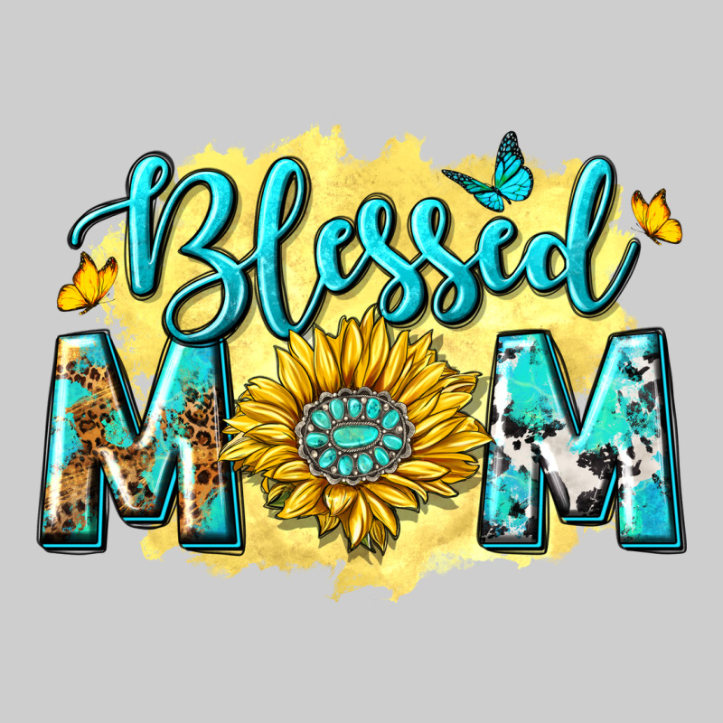 Blessed Mom With Sunflowers Premium Sweatshirt by texasbilliewilder | Teevron