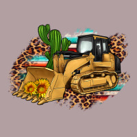 Bulldozer Leopard Cactus Sunflower Vintage Hoodie | Teevron