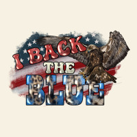 I Back The Blue Eagle Vintage Tee | Teevron