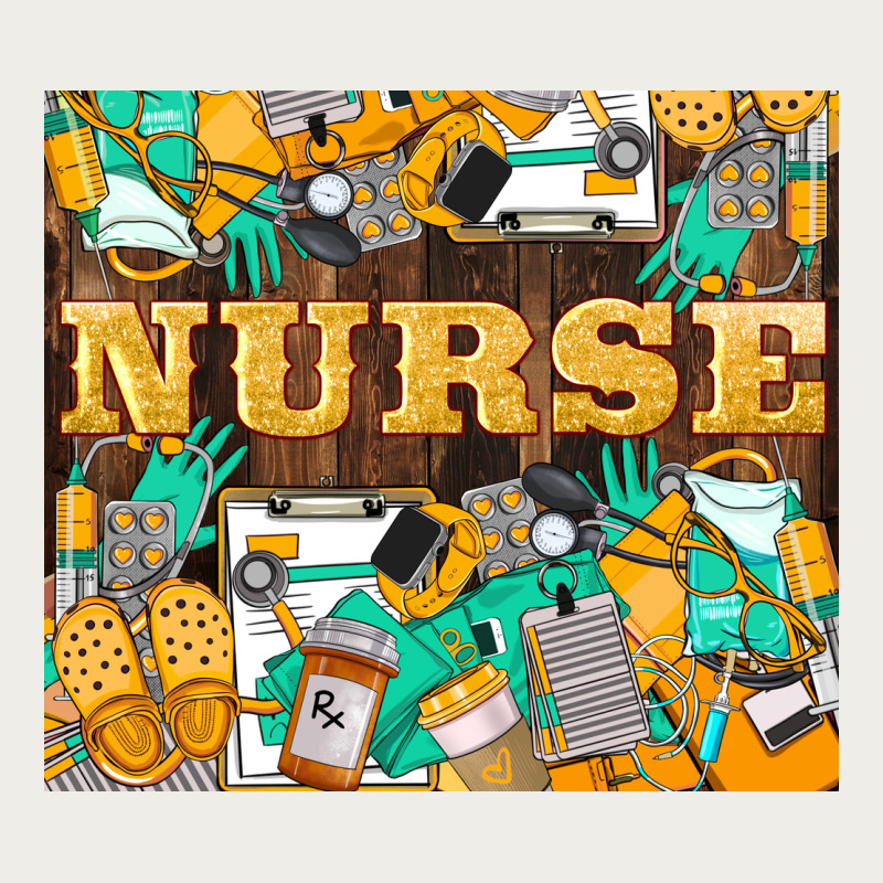 Green And Yellow Nurse Zipper Hoodie by LillyAllenDesigns | Teevron
