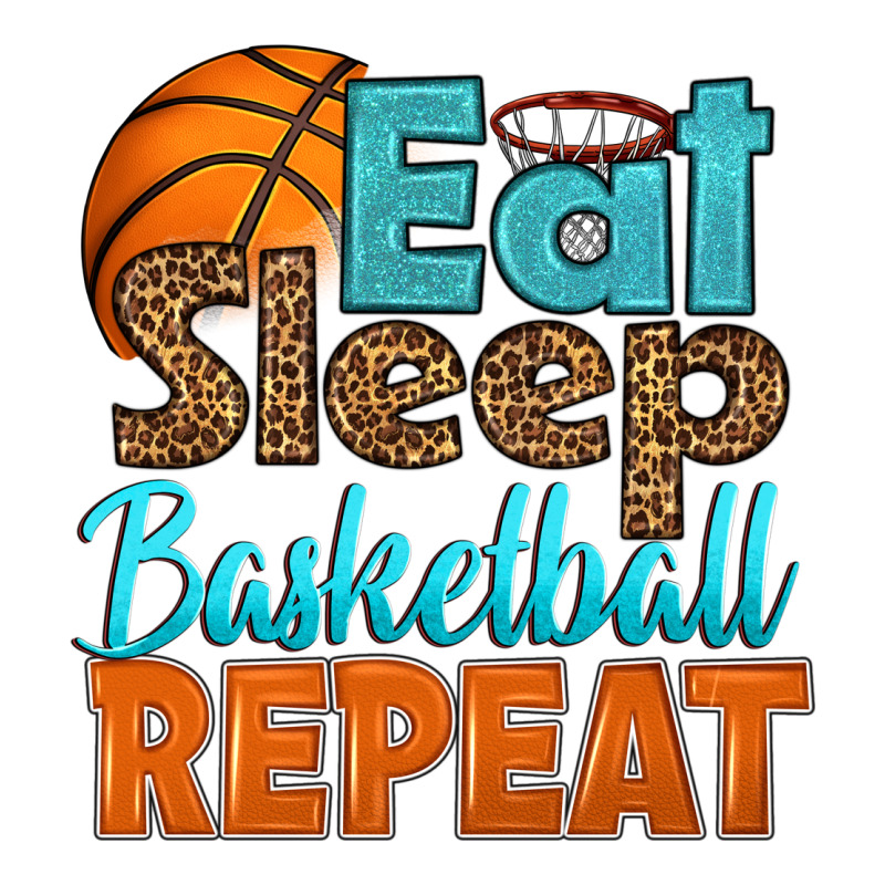 Eat Sleep Basketball Repeat Premium Tee by HRA Design Shop | Teevron