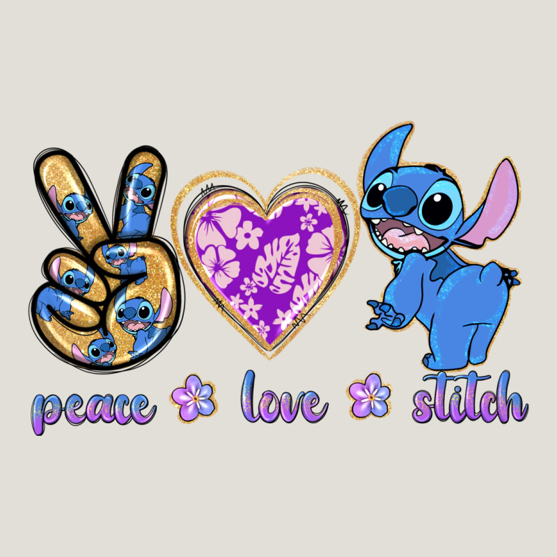 Peace Love Stitch Heavy Core Tee by texasbilliewilder | Teevron