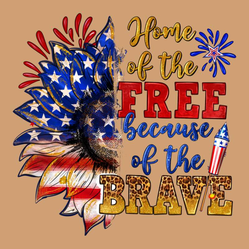 Home Of The Free Because Of The Brave Vintage Tee by NancyCooperArtShop | Teevron