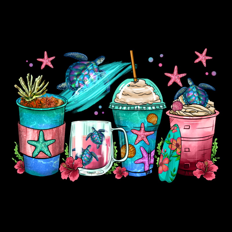 Turtle Coffee Cups Heavy Core Tee by Zillion Design Studio | Teevron
