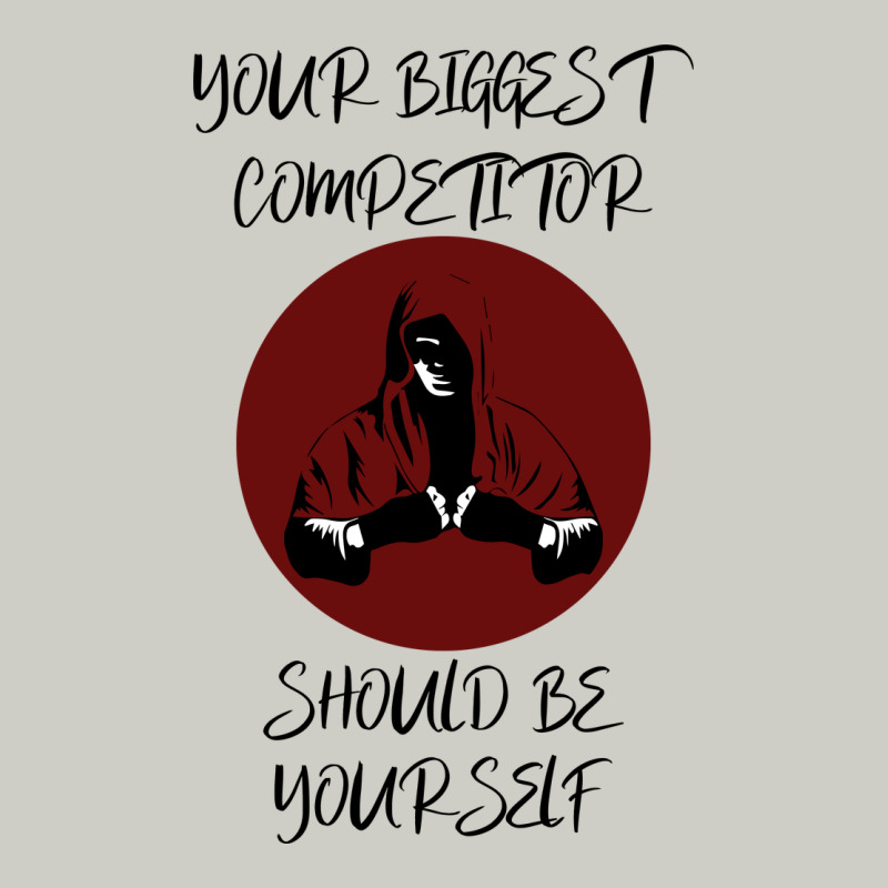 Your Biggest Competitor Heavyweight Hoodie by Bettercallsaul | Teevron