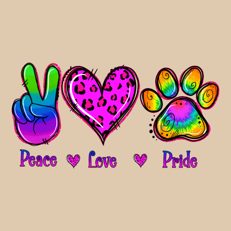 Peace Love Pride Heavyweight Sweatshirt by Jasminsmagicworld | Teevron