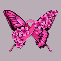 Pink Ribbon Breast Cancer Butterfly Vintage Tee | Teevron