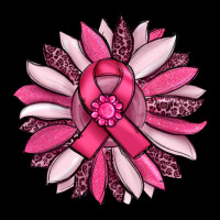 Breast Awareness Cancer Pink Sunflower Ladies Tee | Teevron