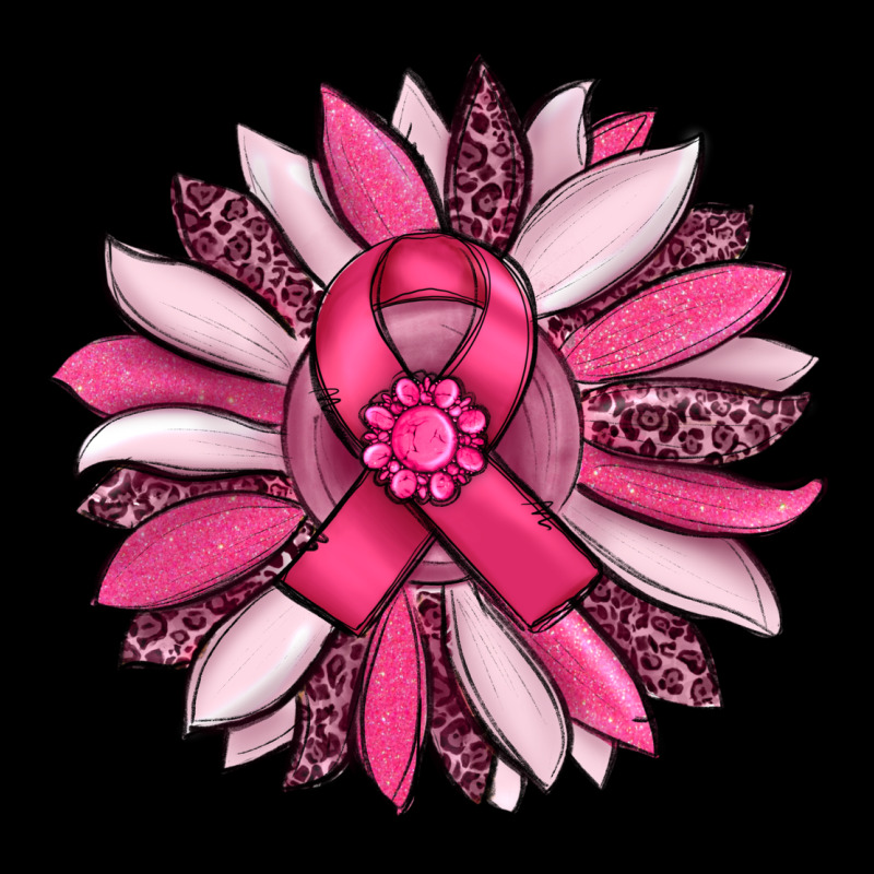 Breast Awareness Cancer Pink Sunflower Ladies Tee by RanaPortraitStore | Teevron