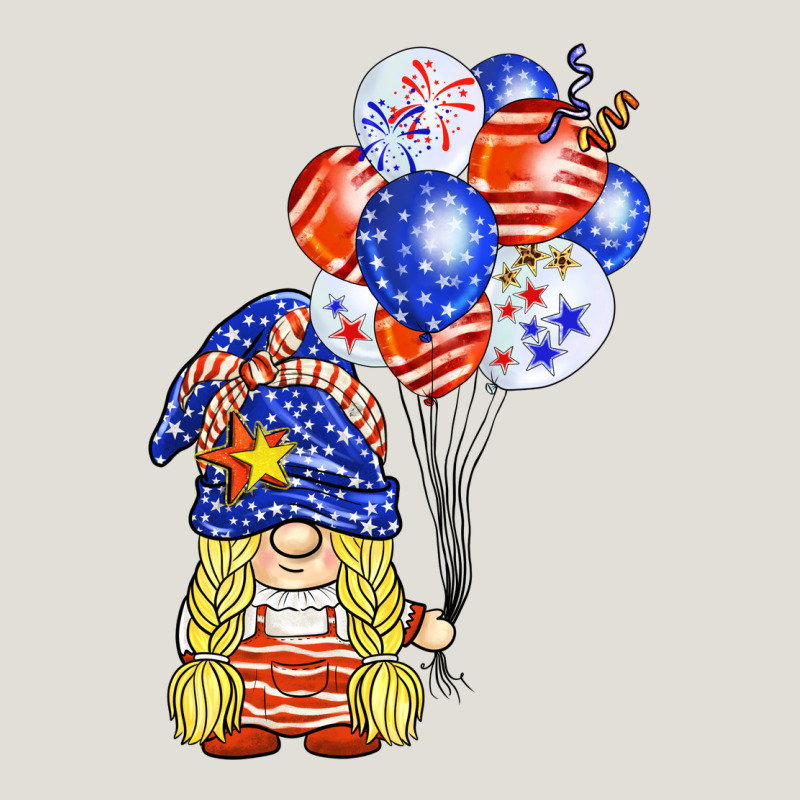 Patriotic Gnome Balloon Heavy Core Tee by BarkalooDesign | Teevron