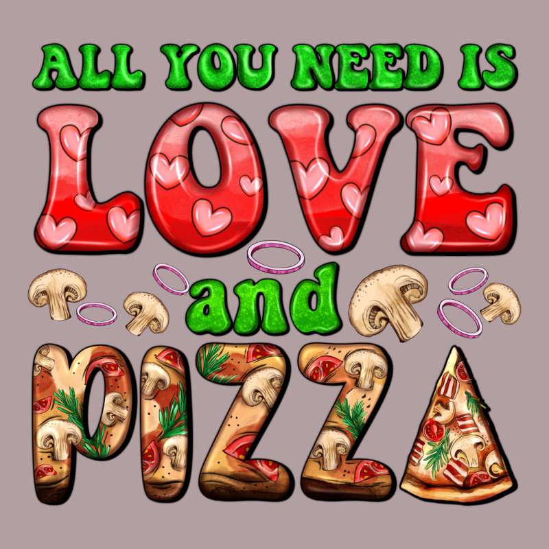 All You Need Is Love And Pizza Vintage Hoodie by AdoDesignShop | Teevron