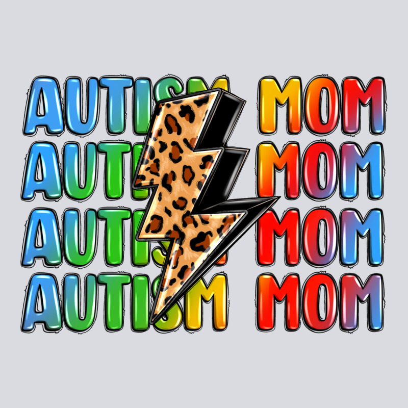 Autism Mom Lightning Bolt Zipper Hoodie by LillyAllenDesigns | Teevron