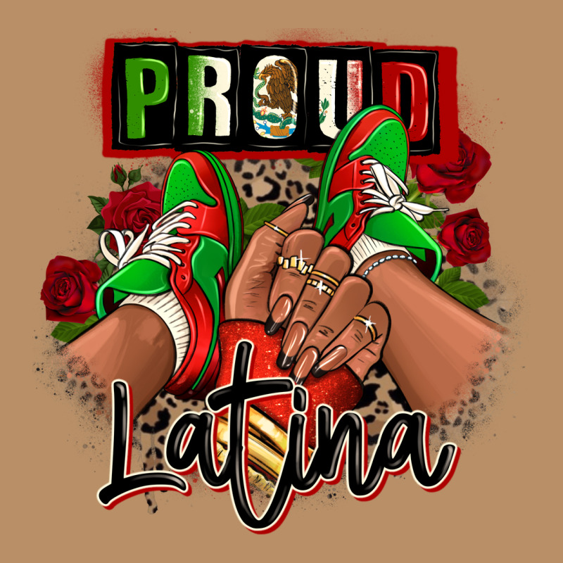 Proud Latina Mexican Sneakers Vintage Hoodie by RanaPortraitStore | Teevron