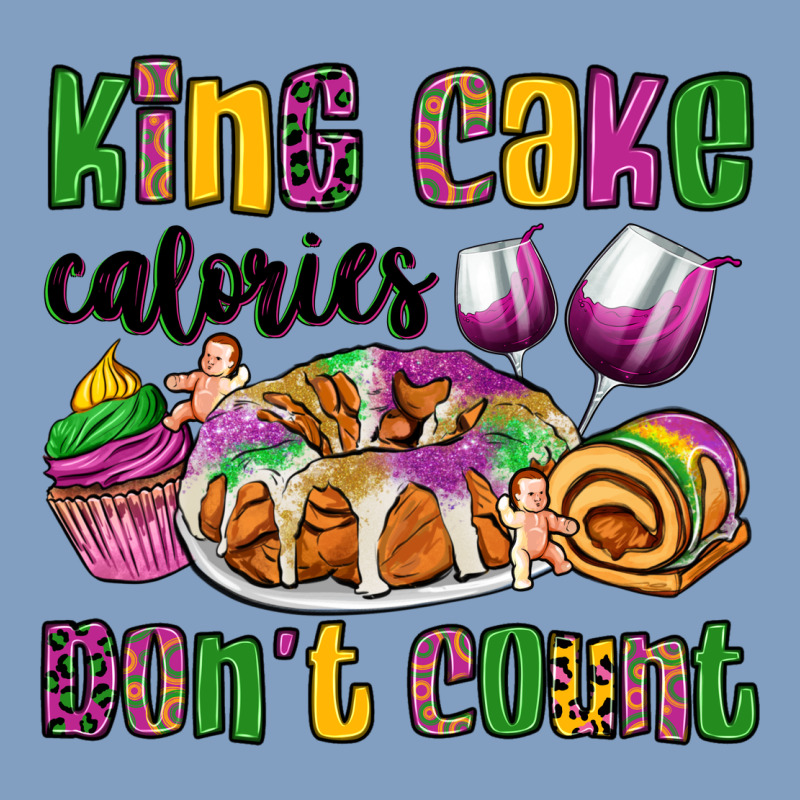 King Cake Calories Don't Count Mardi Gras Urban Hoodie by OliviaCreatesArt | Teevron