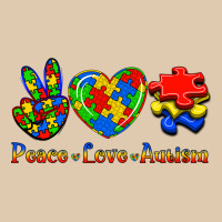 Peace Love Autism Heavyweight Sweatshirt | Teevron