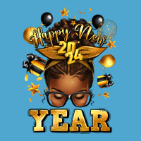 Happy New Year Afro Messy Bun Premium Hoodie | Teevron