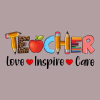 Teacher Love Inspıre Care Wıth  And Pen Vintage Hoodie | Teevron