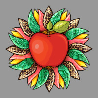 Teacher Apple And Sunflower With Leopard And Tooled Leather Vintage Hoodie | Teevron