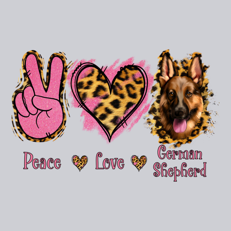 Peace Love German Shepherd Heavyweight Sweatshirt by Jasminsmagicworld | Teevron