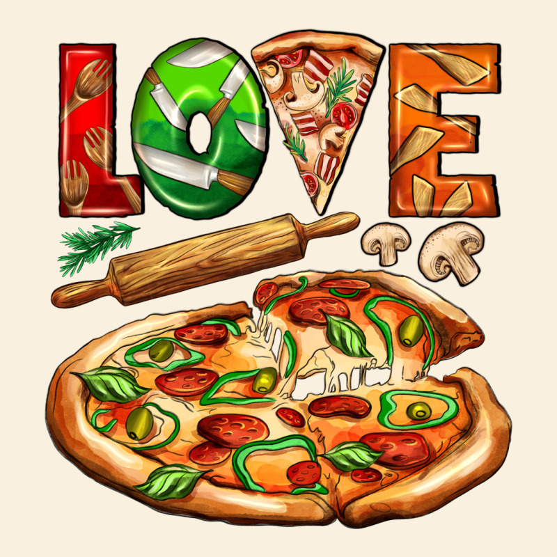 Love Pizza Vintage Hoodie by AdoDesignShop | Teevron
