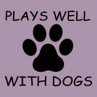 Plays Well With Dogs Heavyweight Hoodie | Teevron