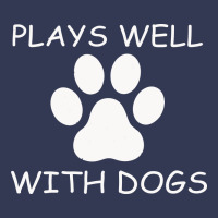 Plays Well With Dogs Heavyweight Hoodie | Teevron