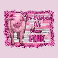In October We Wear Pink Pig Ladies Tee | Teevron