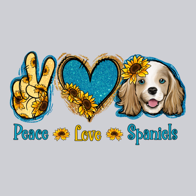Peace Love Cocker Spaniel Heavyweight Sweatshirt by Jasminsmagicworld | Teevron