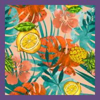 Pineapple And Lemon Seamless Pattern Vintage Hoodie | Teevron