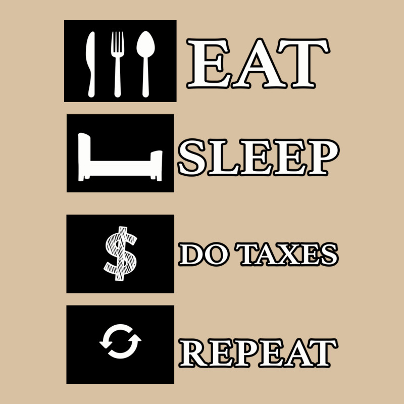 Tax Day Eat Sleep Do Taxes Repeat Gift Heavyweight Hoodie by Bettercallsaul | Teevron