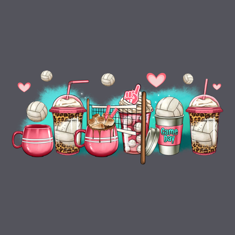 Volleyball Coffee Cups Vintage Hoodie by Jasminsmagicworld | Teevron