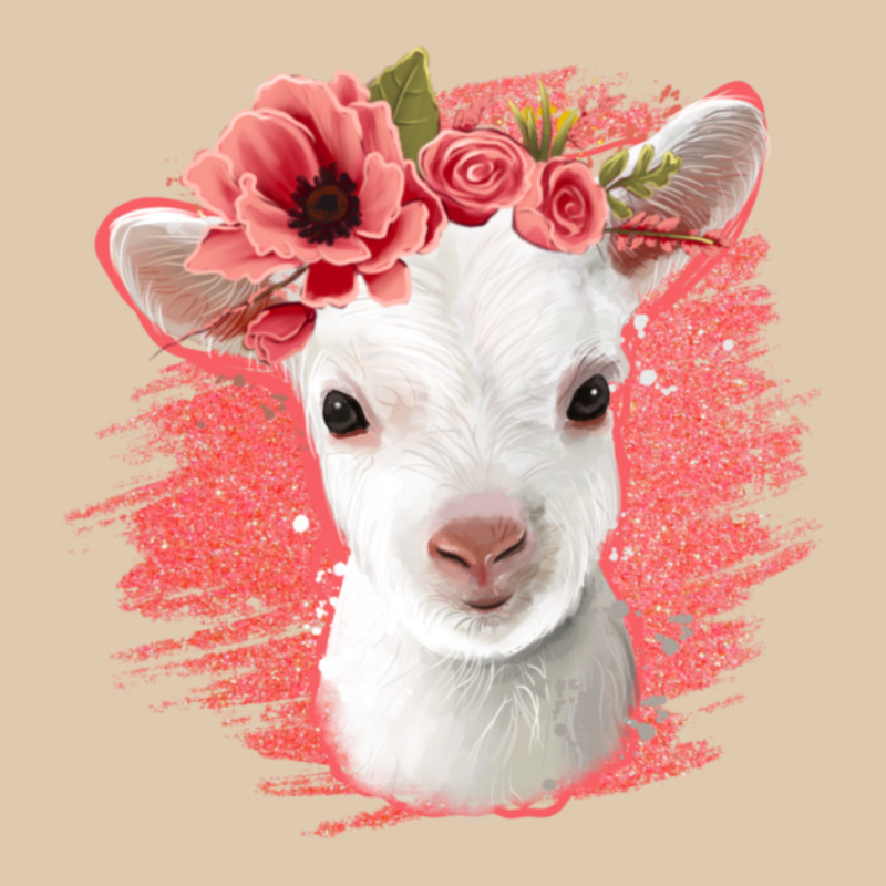 Floral Baby Goat Heavyweight Sweatshirt by Jasminsmagicworld | Teevron