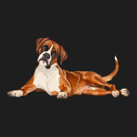 Boxer Dog Illustrations Classic Tee | Teevron