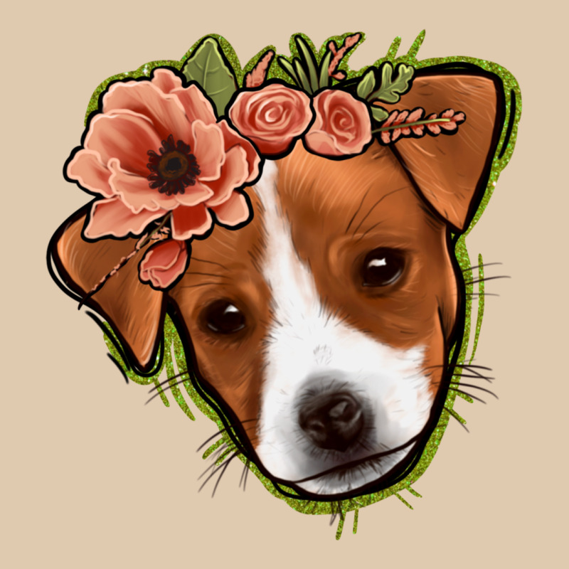 Jack Russel Floral Heavyweight Sweatshirt by Jasminsmagicworld | Teevron