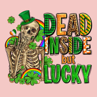 Dead Inside But Lucky  With Skeleton Urban Heavy Tee | Teevron