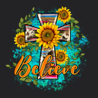 Western Belive Sunflowers Cross Vintage Tee | Teevron