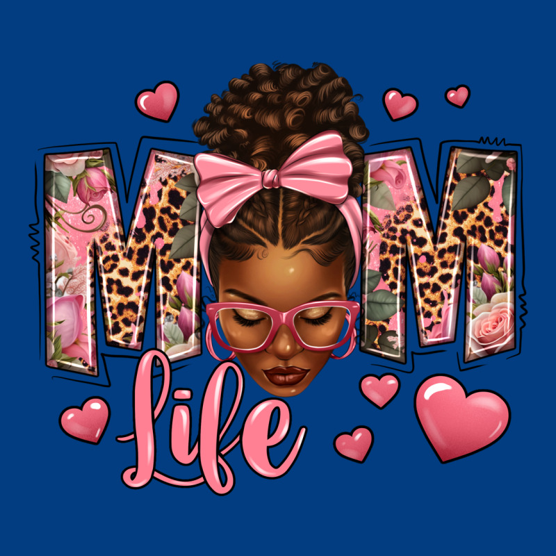 Afro Messy Bun Mom Life Premium Sweatshirt by texasbilliewilder | Teevron
