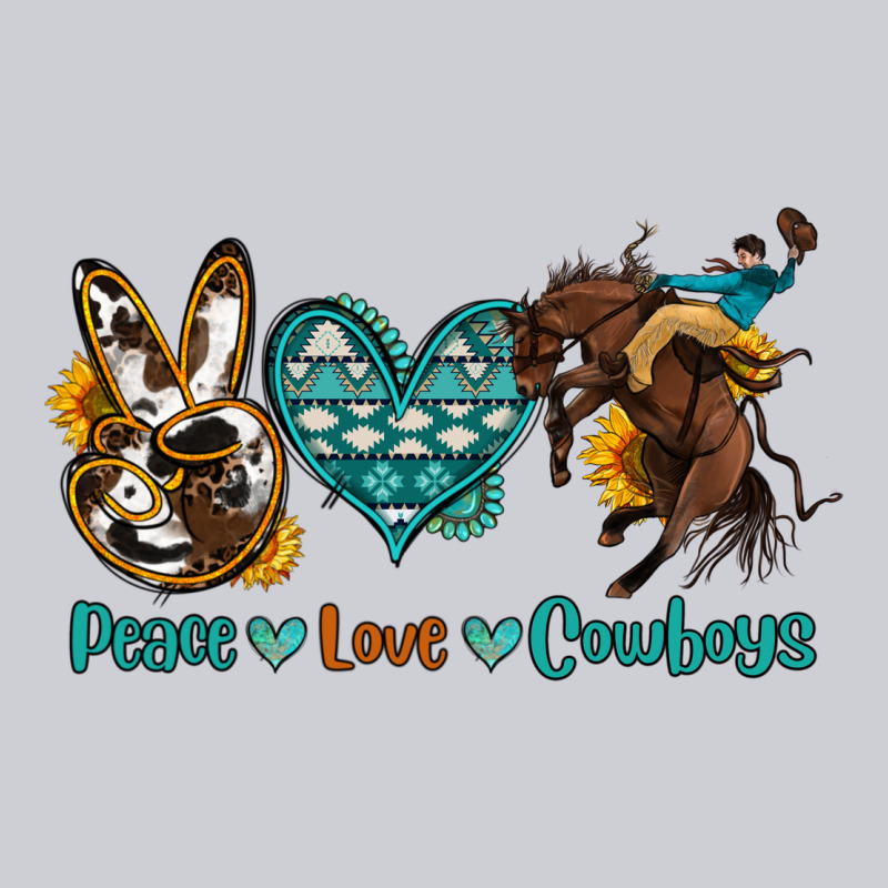 Peace Love Cowboys Urban Hoodie by OliviaCreatesArt | Teevron