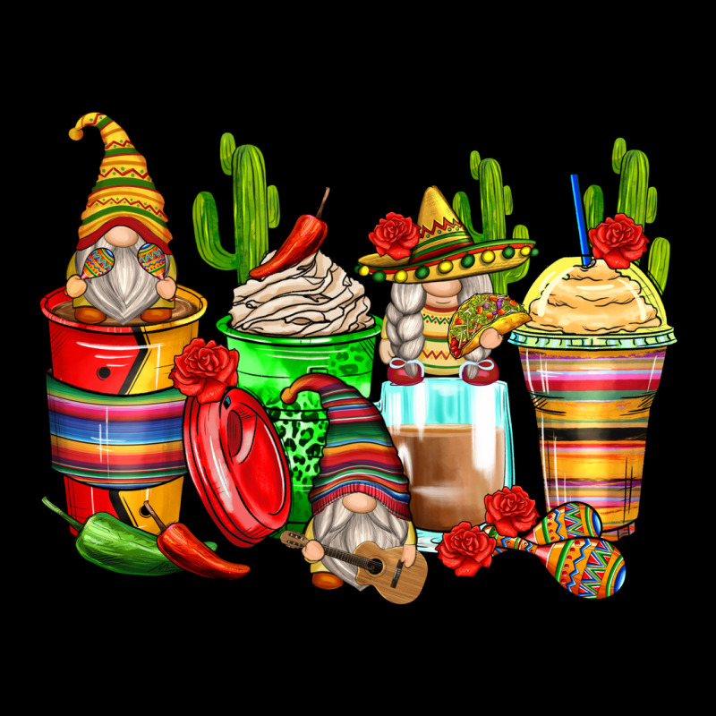 Mexican Gnomes Coffee Cups Ladies Tee by Zillion Design Studio | Teevron