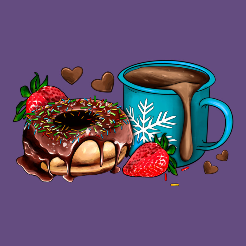 Donut Coffee Strawberry Vintage Hoodie by AdoDesignShop | Teevron