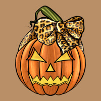 Leopard Ribbon Halloween Pumkin Vintage Hoodie | Teevron