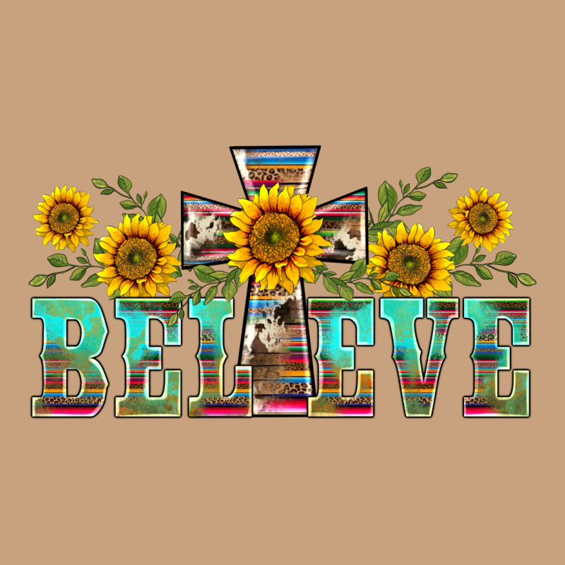 Western Believe Sunflowers Flowers Vintage Tee by BarkalooDesign | Teevron