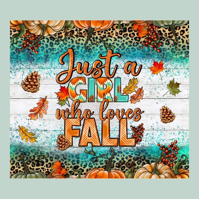 Just A Girl Who Loves Fall Tumbler Zipper Hoodie by BundleAndBundleShop | Teevron