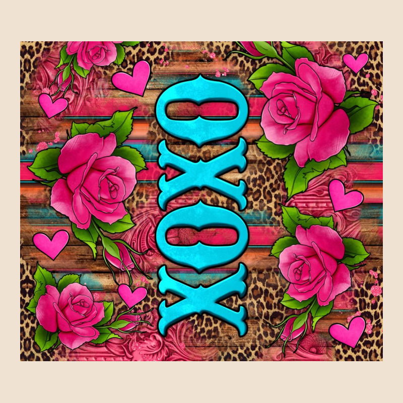 Xoxo Valentine's Day Pink Roses And Hearts Urban Heavy Tee by Jasminsmagicworld | Teevron
