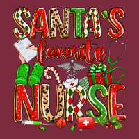 Santa's Favorite Nurse Premium Hoodie | Teevron