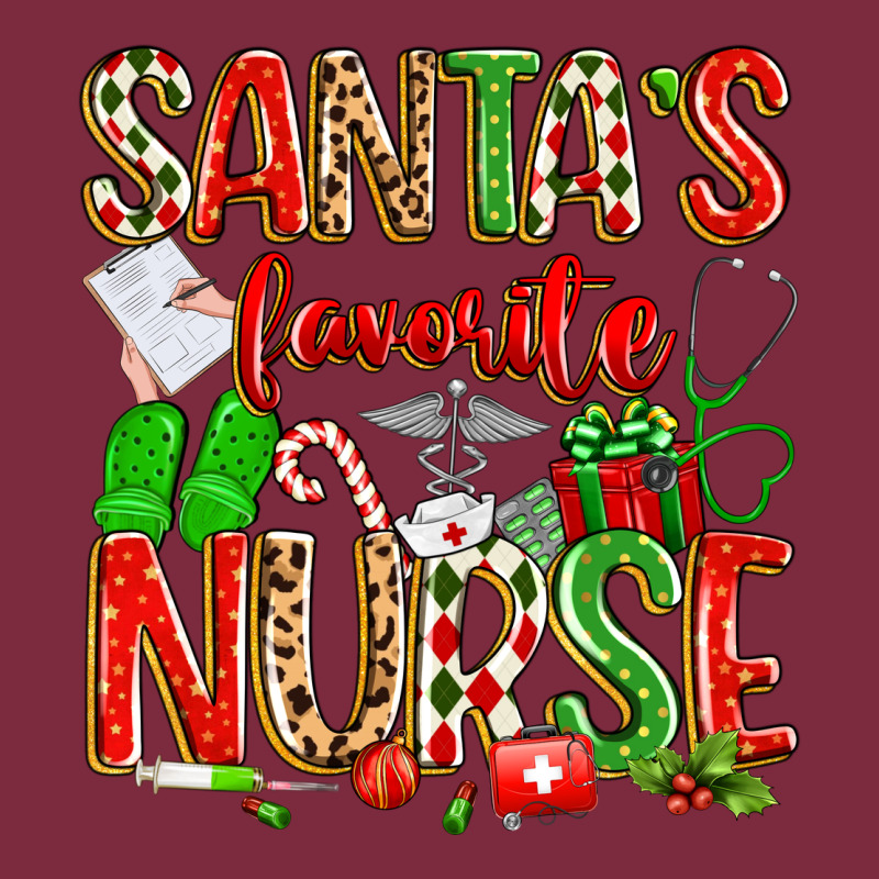 Santa's Favorite Nurse Premium Hoodie by texasbilliewilder | Teevron