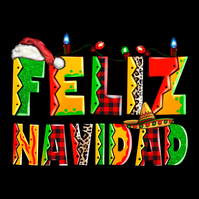 Feliz Navidad Ladies Tee by Zillion Design Studio | Teevron
