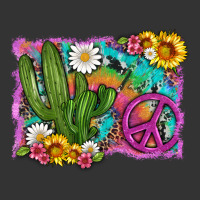 cactus peace sign flowers and tie dye | Teevron